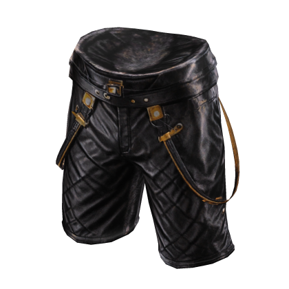 Black Leather Shorts thumbnail