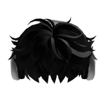  [FREE] Black Messy Cool Hair w/ Headphones