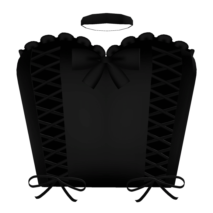 Black Halloween Lace-Up Corset