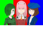 Zero Two And Red Panda