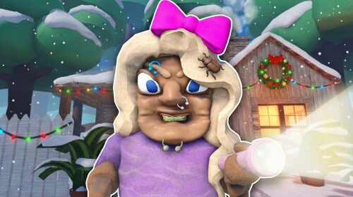 EVIL AUNT ESCAPE! (FIRST PERSON OBBY!) 
