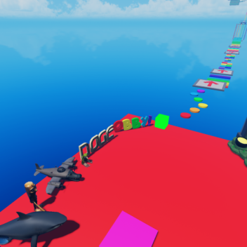 Super MEGA Rainbow Obby 🌈😱💵