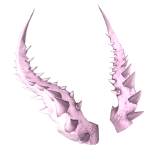 Light Pink Dragon Horns