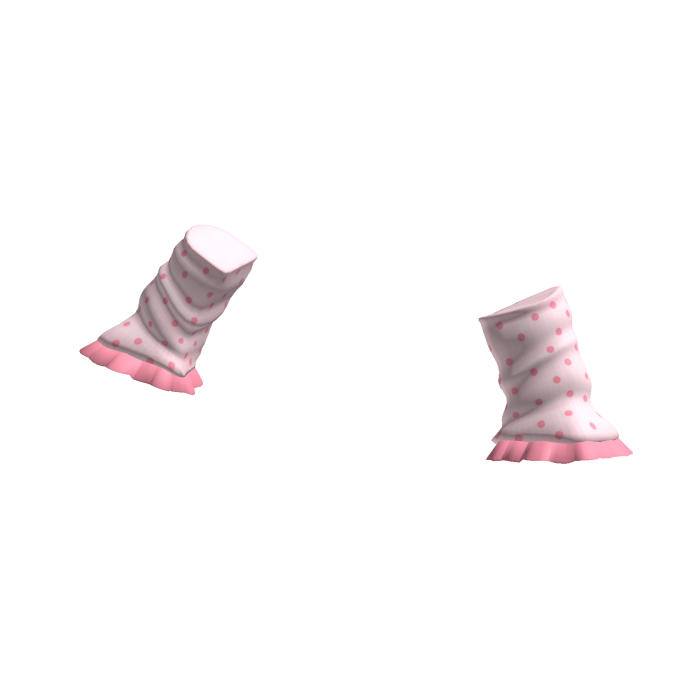 Pink Polka Dot Arm Warmers ♡