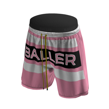 Street BALLER Shorts – Pink Rush Edition