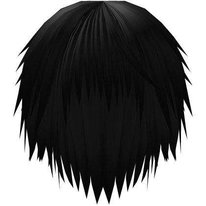Black Punk Scene Messy Hair Roblox item