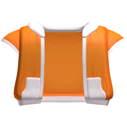 ♡ kawaii orange gym tracksuit jacket 