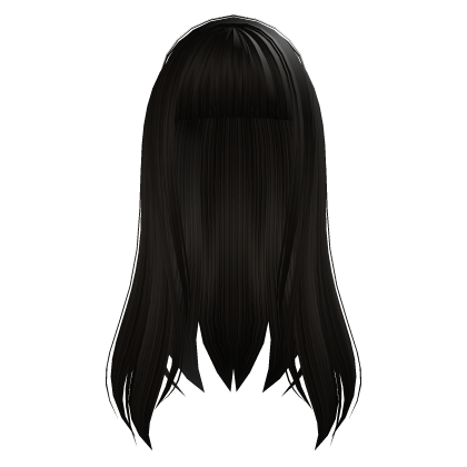 wispy long straight brown moe hair  Roblox item
