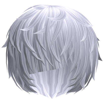 ^,…,^ silver messy vkei anime emo moe hair 