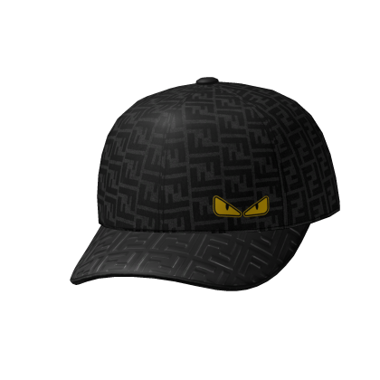 Casquette FF Noir Yeux Jaune à l'Envers