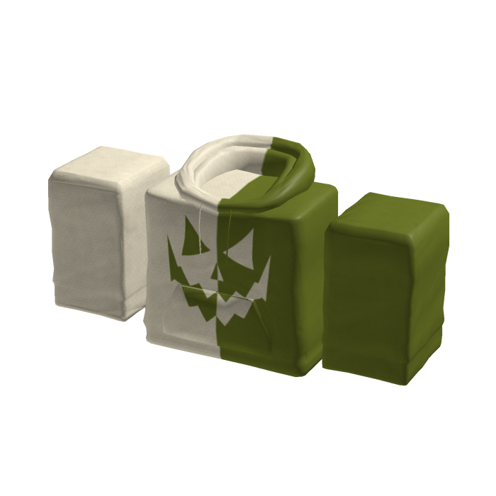 Olive Green and White Halloween Hoodie