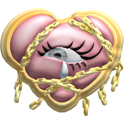 rococo teary chained eyes coquette heart neck side