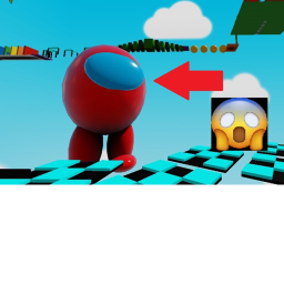 😱 ESCAPE THE AMONG US! (OBBY)😨