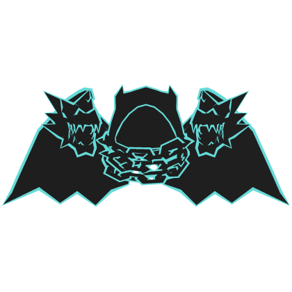 Cyan Hood Chain Dragon Wings Combo Roblox item