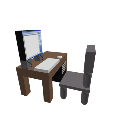 Computer and Computer Desk with chair *RKO11*