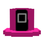 Sqare squid game top hat