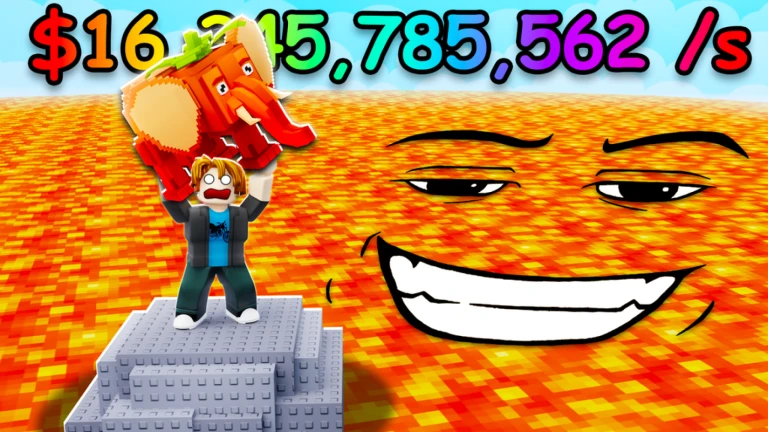 [🌑] Survive LAVA for Brainrots!