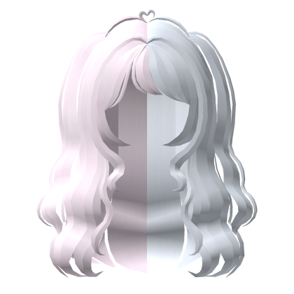 . ‿ ♡ cotton candy flowy fairytale pigtail hair Roblox item
