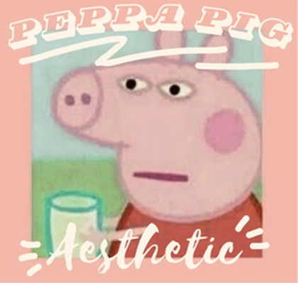 Peppa Pig Aesthetic Roblox group icon