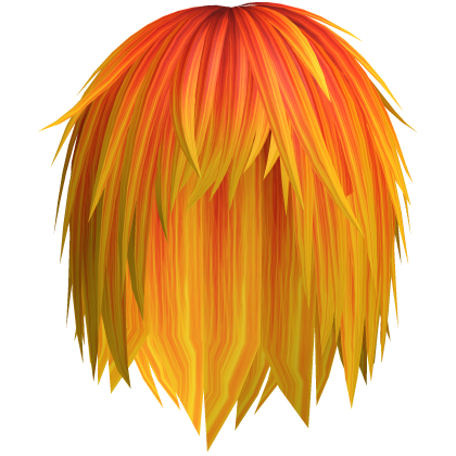 fiery lava emo moe hair 22.  Roblox item