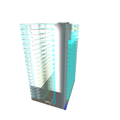 Teknikk Office Building with mitsubishi elevator