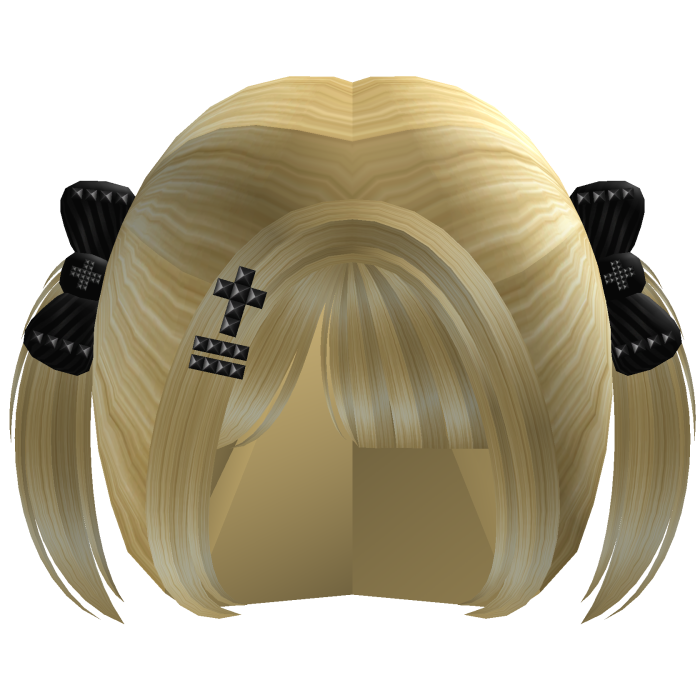 low hair baby pigtails swag cross hair (blonde)