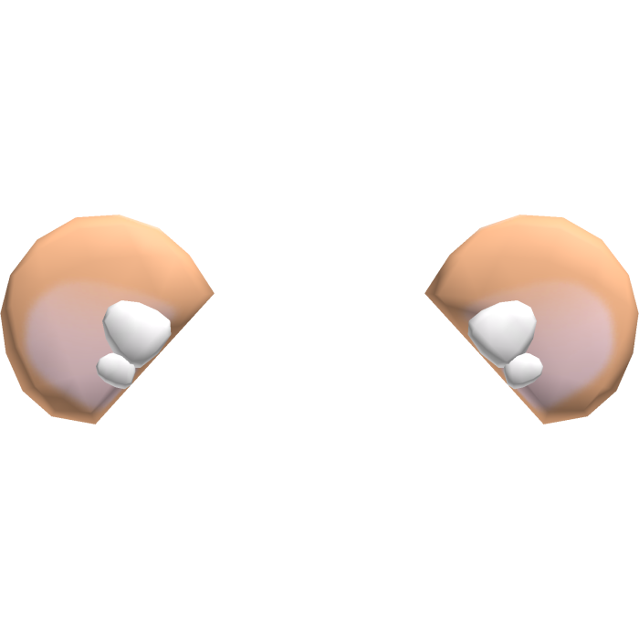 hamtaro orange cutecore hamster ears