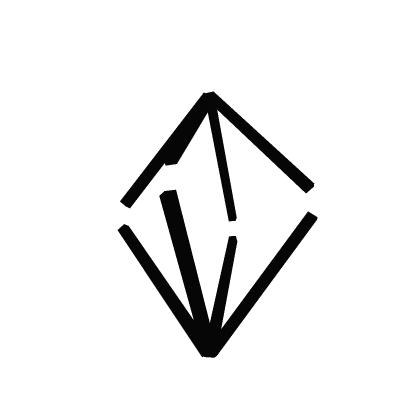 outlined gems
