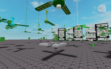 green ceiling fan