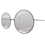 Low Round Glasses Black - LENSES
