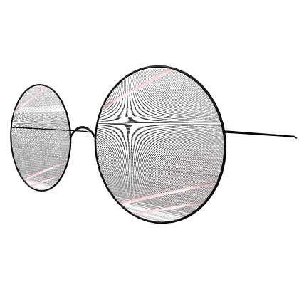 Low Round Glasses Black - LENSES