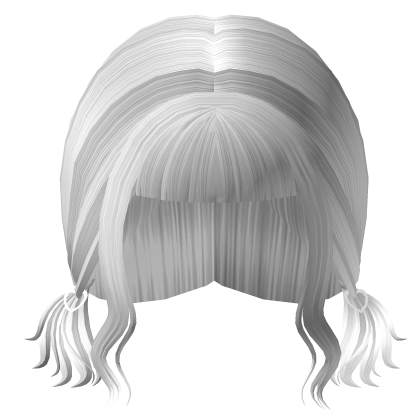 White Cheap Cutie Heart Ponytails Roblox item