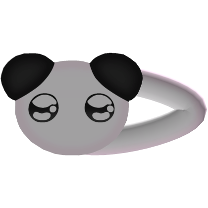 panda hairclip