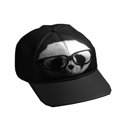 grunge distressed panda cap