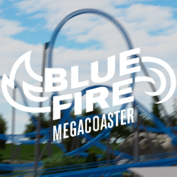 Blue fire Megacoaster