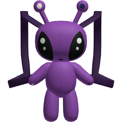 Backpack Plush 3.0 Cute Silly Purple Alien