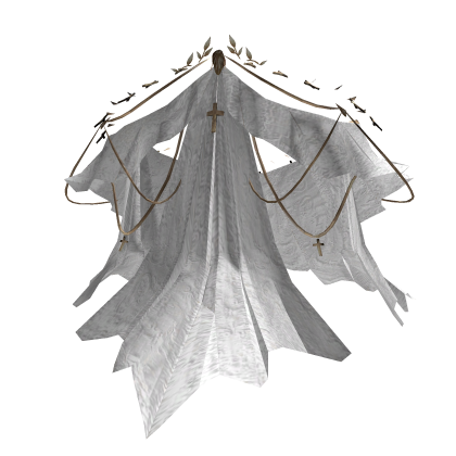 White Ornate Royal Dress