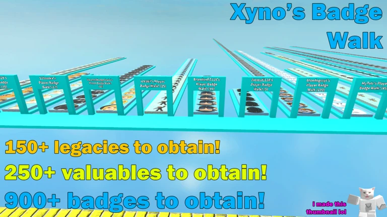 Xynoのバッジウォーク! | Robloxでプレイ