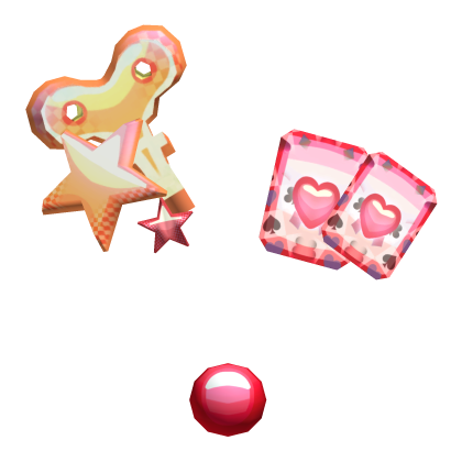 Jester Clown Decora Harajuku Cute Hat in Red Roblox item