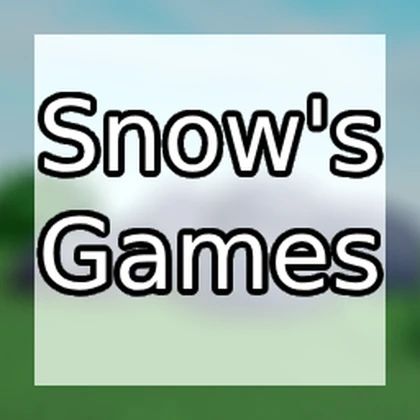 Snow's Games Roblox group icon