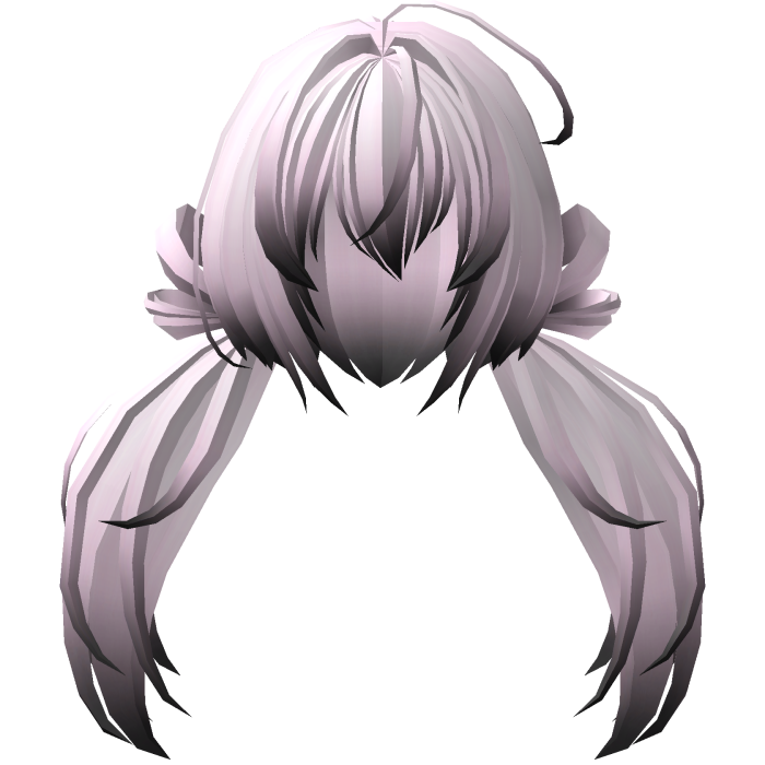 moe pigtails with hair vents in pink ombre