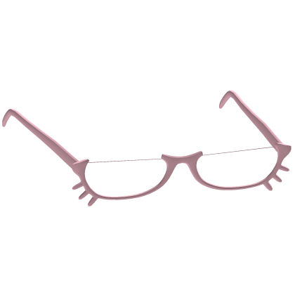 Pink Cute Kitty Glasses Roblox item