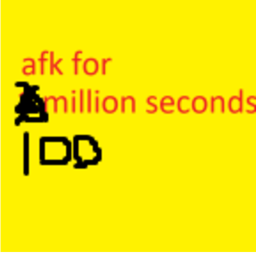 afk for 100 million seconds for a badge