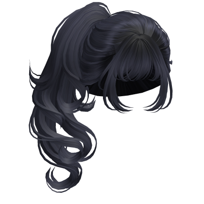 Messy Apple Girl Ponytail Navy