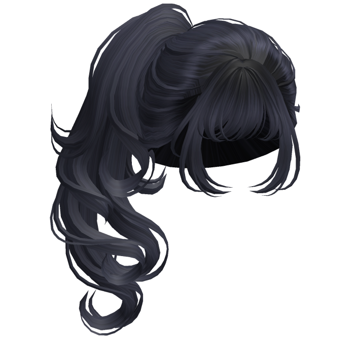 Messy Apple Girl Ponytail Navy