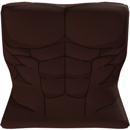 Black Muscle Torso R6 Roblox item