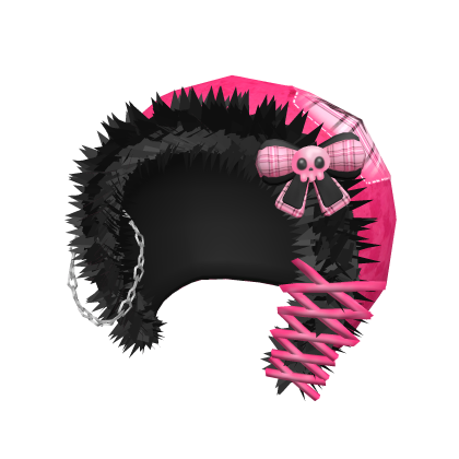 Pink Punk Hood Roblox item