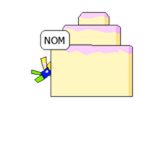 You got to the top of the cake!