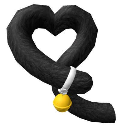 Big Black Heart Cat Tail Roblox item