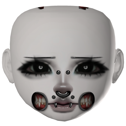 yabujin misery goth emo girl makeup piercings punk Roblox item